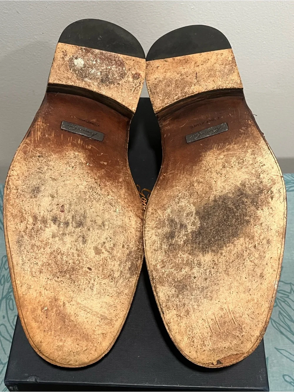 Kenneth Cole Tan and Cream Wingtip Brogues